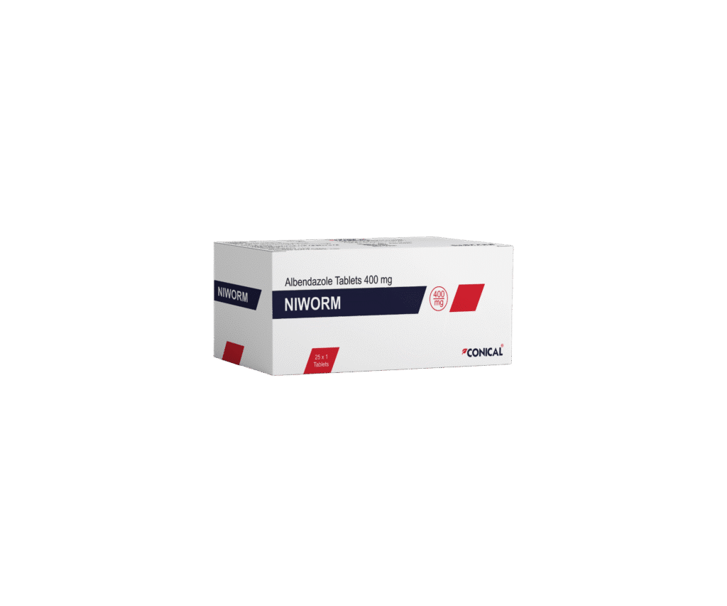 Albendazole Tablets 400 mg manufacturer, exporter & supplier in India