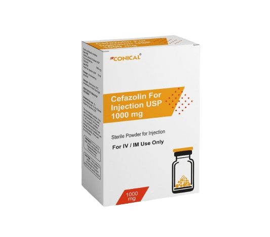 Cefazoline For Injection USP 1000 mg manufacturer in india
