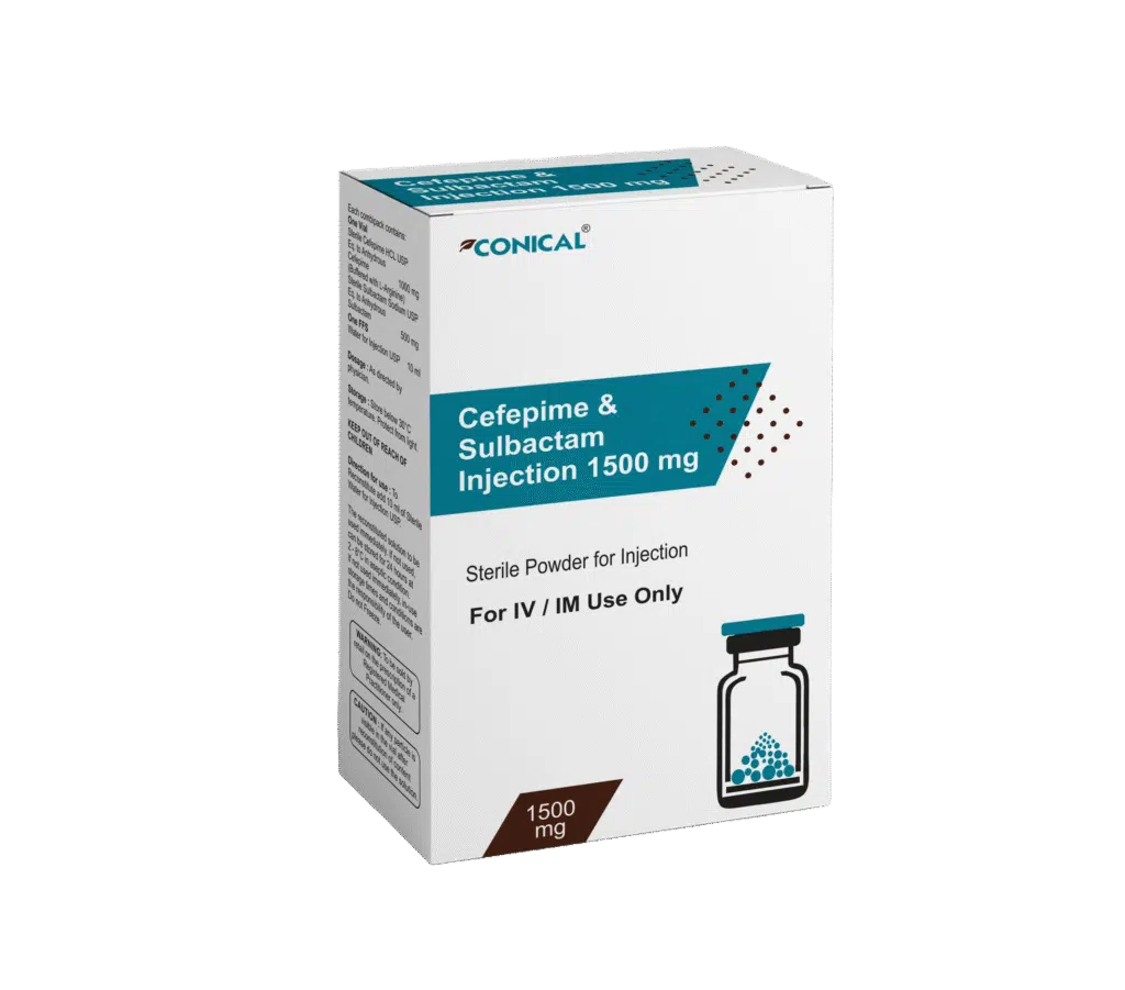 Best Cefepime with Sulbactam Injection 1500mg Manufacturer, Supplier & Exporter In India
