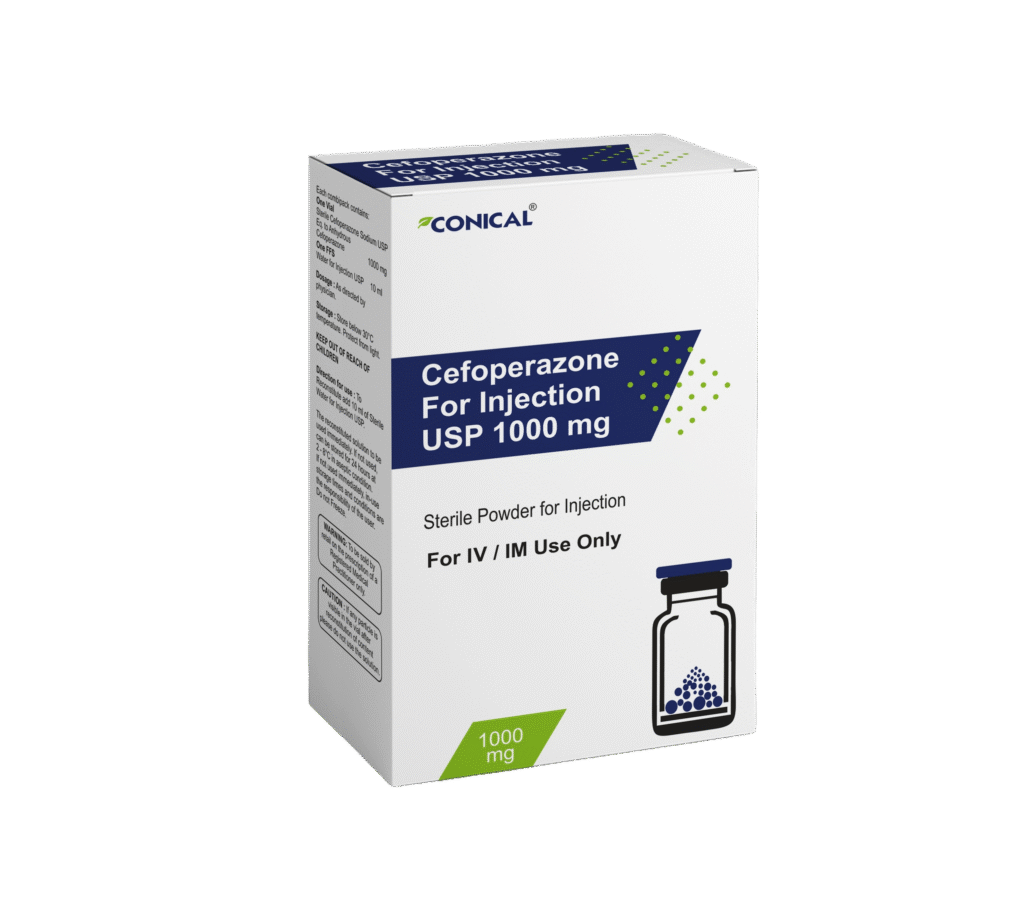 Best Cefoperazone for Injection 1000 mg Manufacturer, Supplier & Exporter in India.