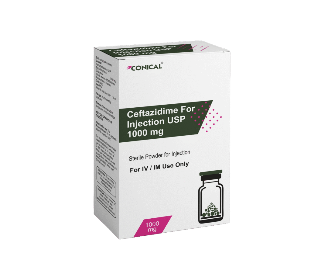 Best Ceftazidime Injection 1gm Manufacturer, Supplier & Exporter In India