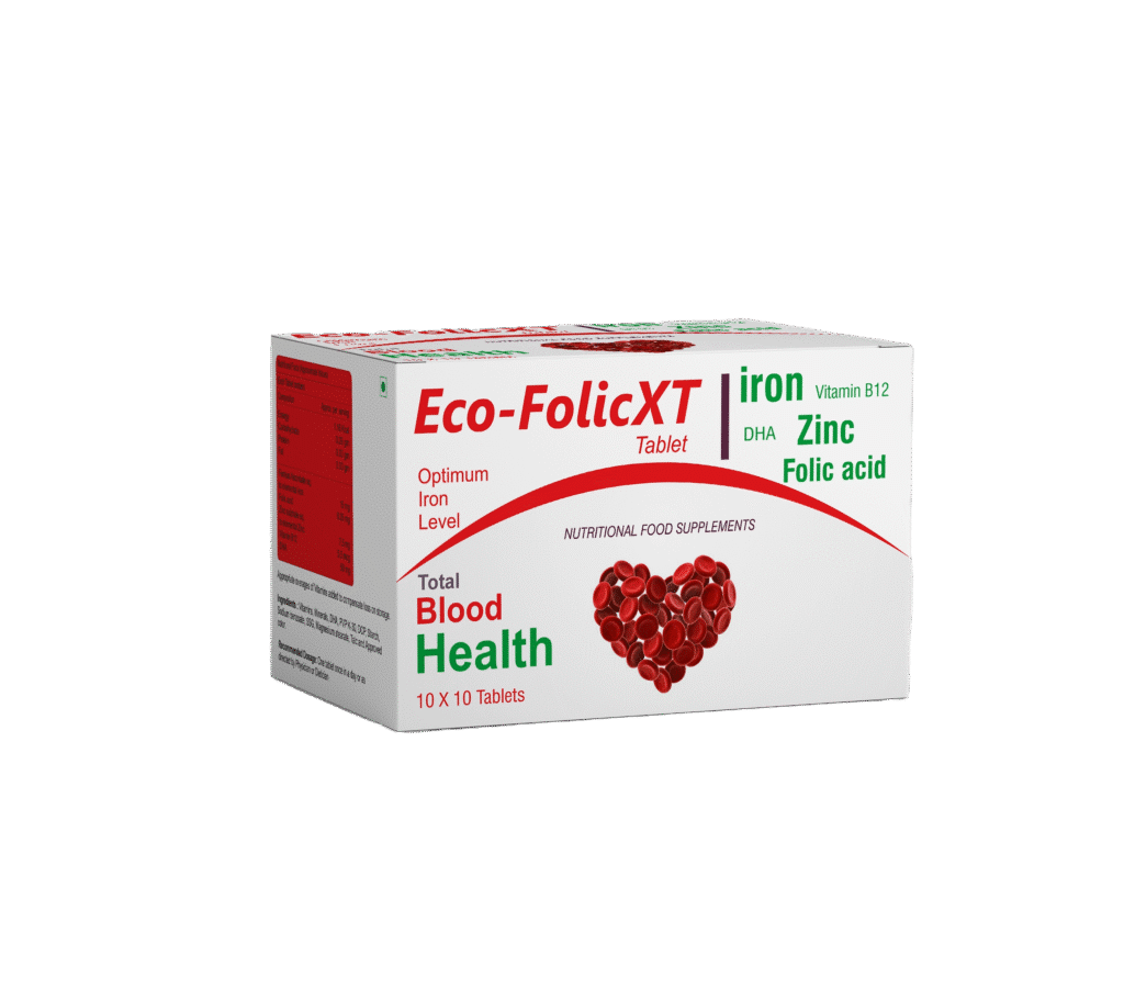 Iron and Vitamin B12 with Folic Acid zinc DHA Tablet manufacturer, Exporter & Supplier In India