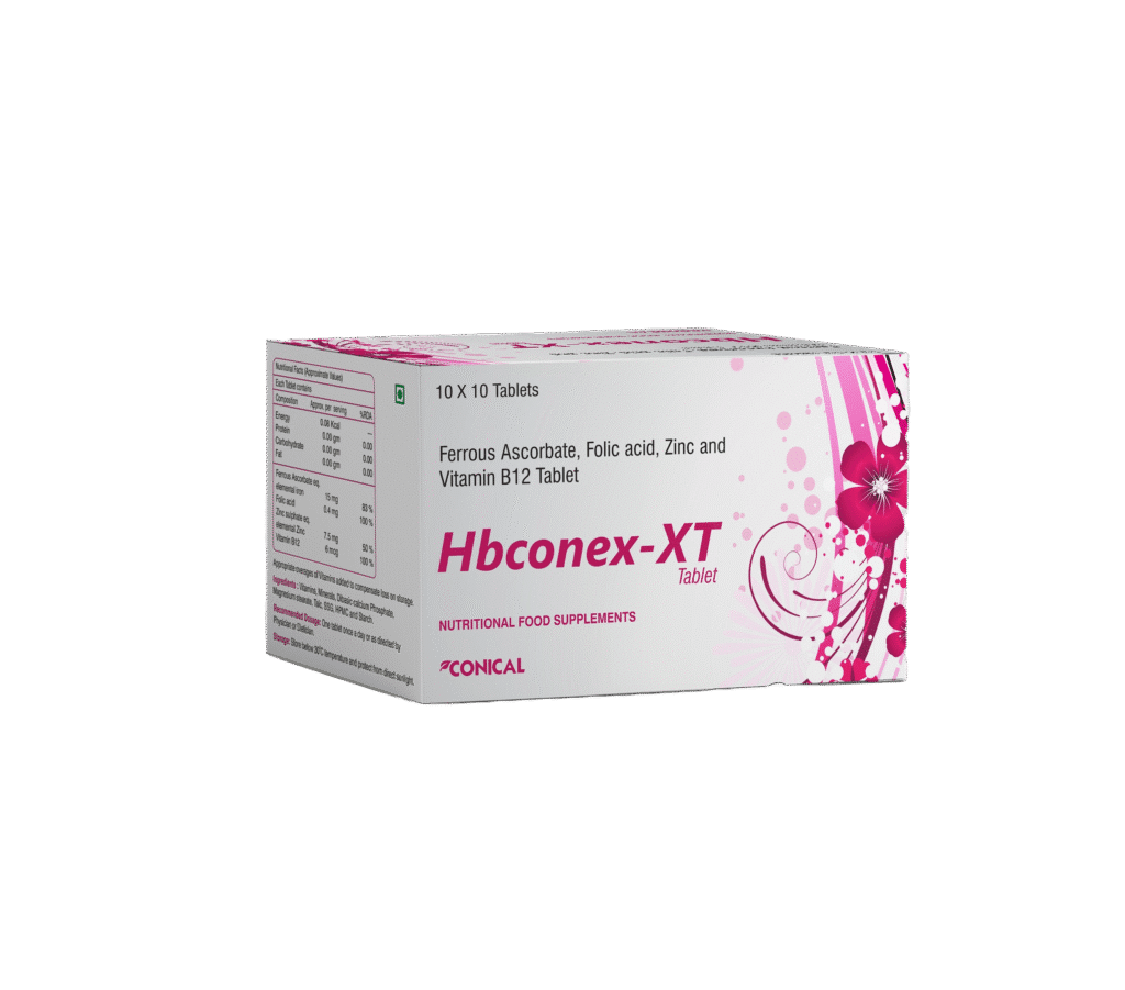 Ferrous Ascorbate, Folic Acid, Zinc Tablet Manufacturer, Supplier & Exporter In India