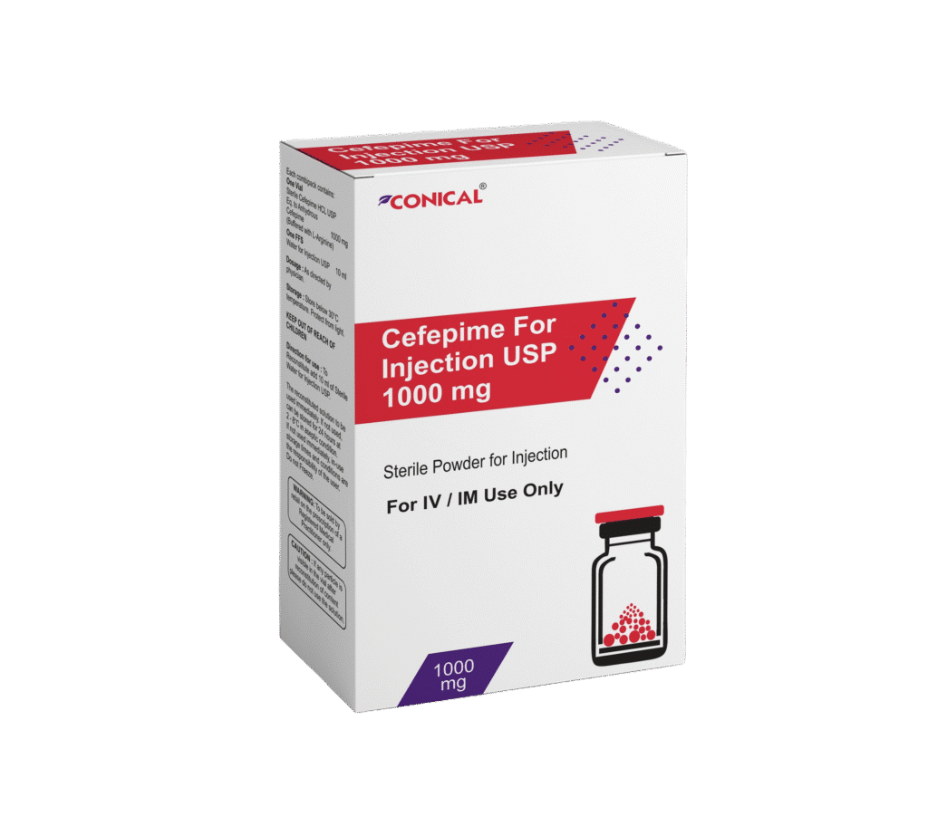 Best Cefepime for Injection 1000 mg manufacturer, supplier & exporter in India.