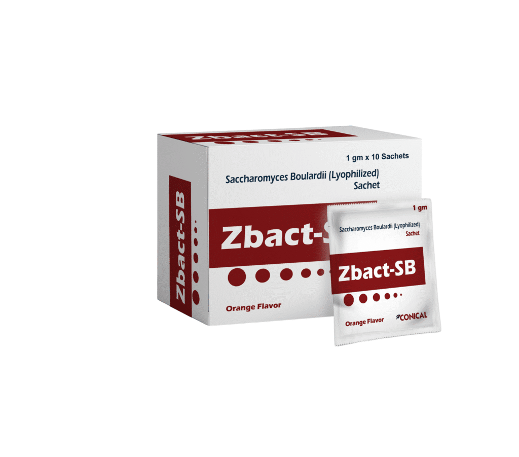 Saccharomyces Boulardii Powder-Sachet Z-bact manufacturer, supplier, and exporter in india