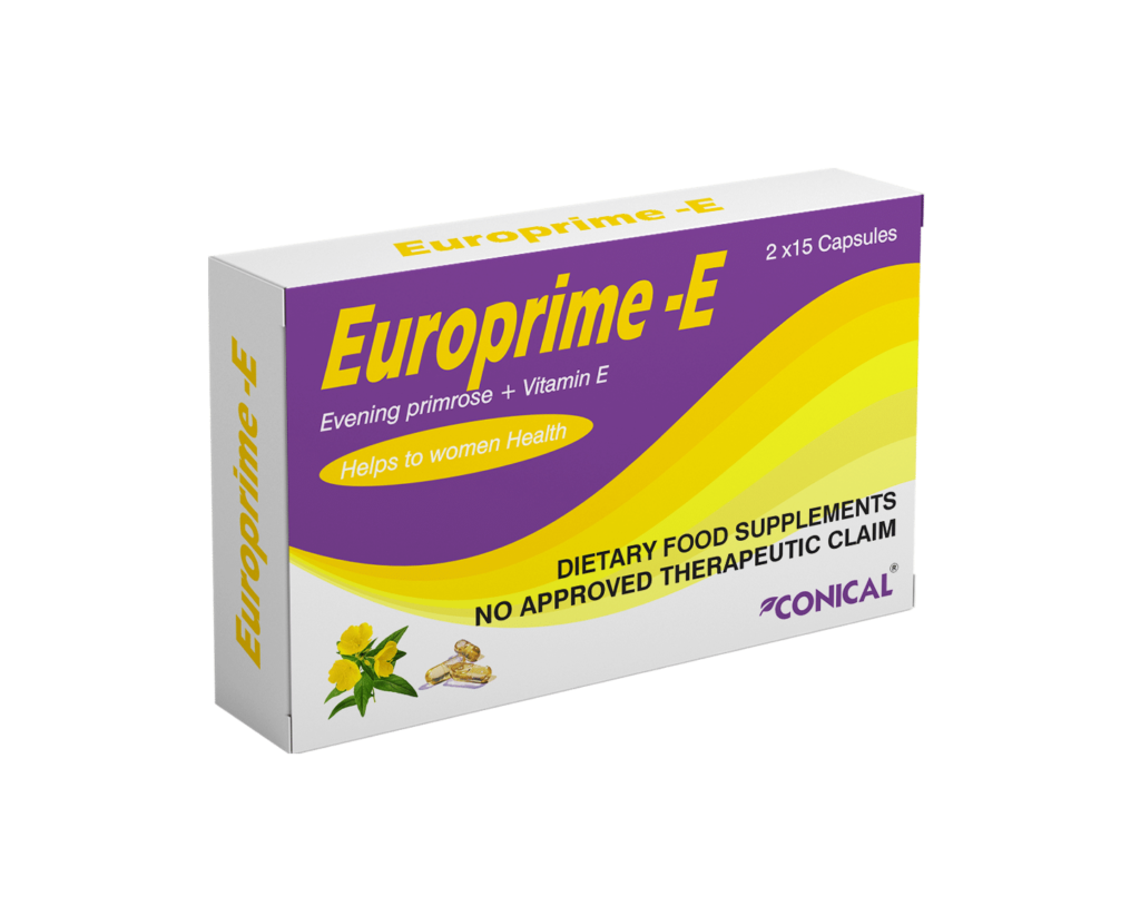 Evening primrose oil + Vitamin E Capsule