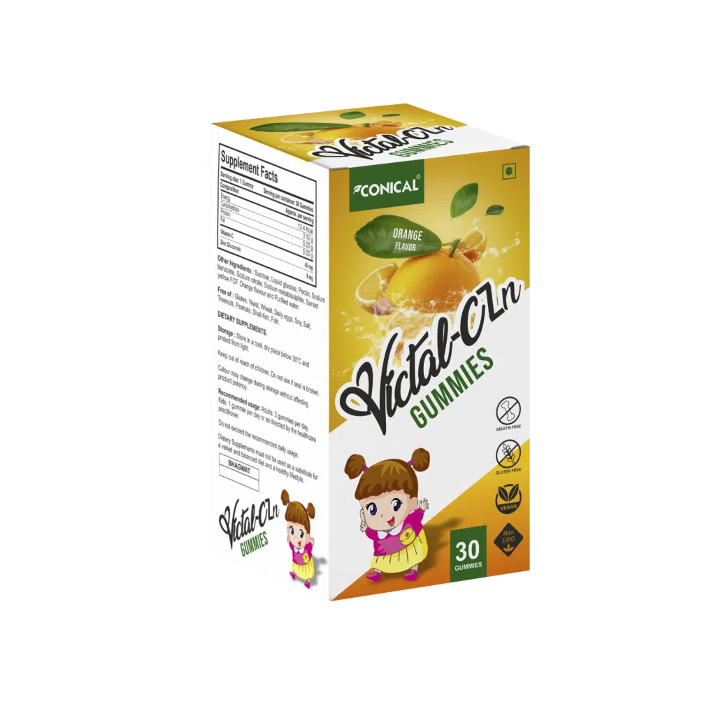 Vitamin C with Zinc Gummies Manufacturers, Suppliers, and Exporters in India.