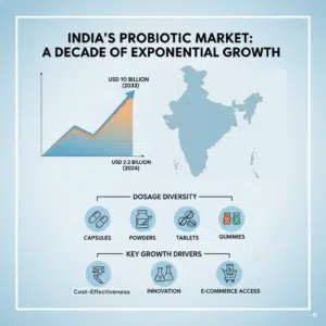 India's Probiotic market a decade of exponential growth