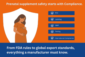 What are FDA labeling rules for prenatal pregnancy supplements?
