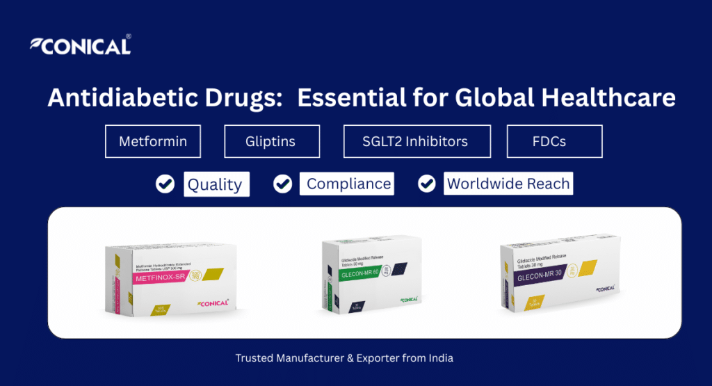 antidiabetic drug manufacturer perspective why these drugs are important for global healthcare.