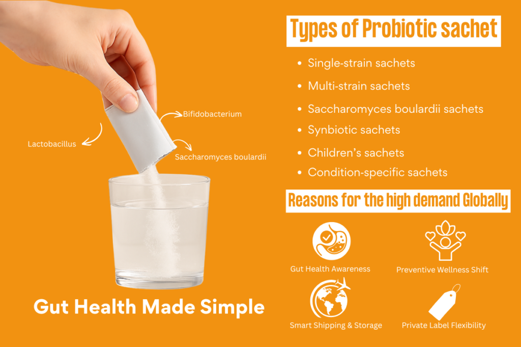 Best Probiotic Sachet Manufacturers in the USA are leading Global Health In 2026 1 Probiotic sachet manufacturer in the USA are leading Global Health in 2026